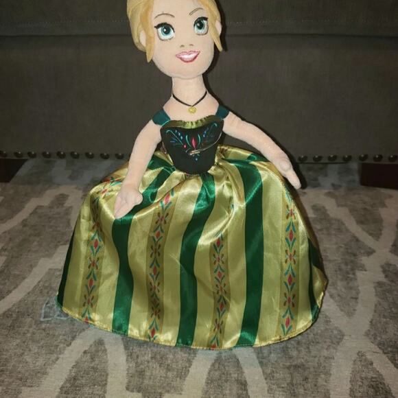 Disney Parks Frozen Elsa & Anna Flip 2 In 1 Reversible 15" Plush - Picture 4 of 8